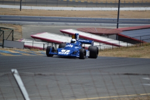 What looks to be a vintage IndyCar taking turn 2 at Sonoma